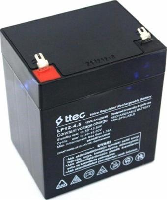 Ttec 12v Volt 4,5ah Amper Bakımsız Kuru Akü Üretim Yılı 20