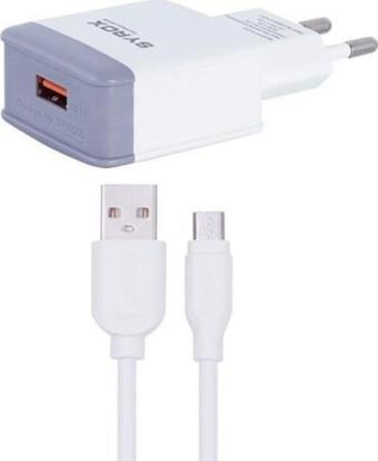 Syrox Q30 Micro Usb Girişli 3.0 Amper  Şarj Aleti Quick Wall Charger