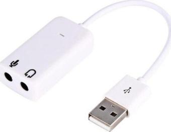 Usb Ses Kartı 7.1 Kablolu Tüm Işletim Sistemlerine Kablolu Usb To 7.1 Usb Ses Kartı Çevirici Aparat