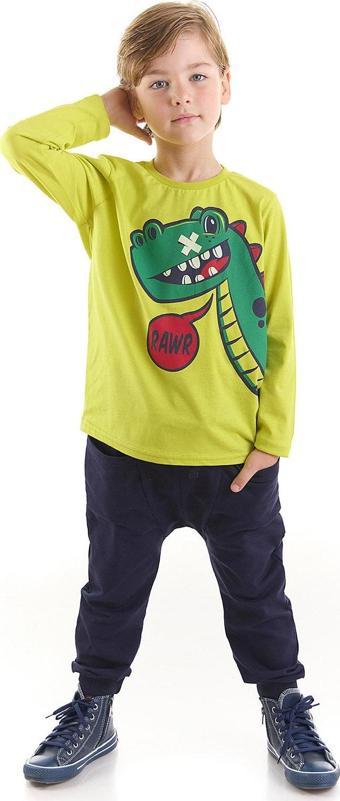 Rawr Dinozor Erkek Çocuk T-shirt Pantolon Takım