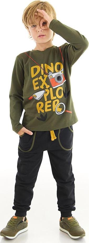 Dino Explorer Erkek Çocuk T-shirt Pantolon Takım