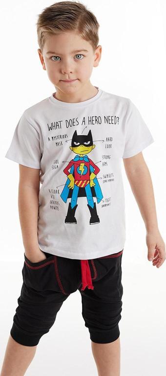 Need Hero Erkek Çocuk T-shirt Kapri Şort Takım