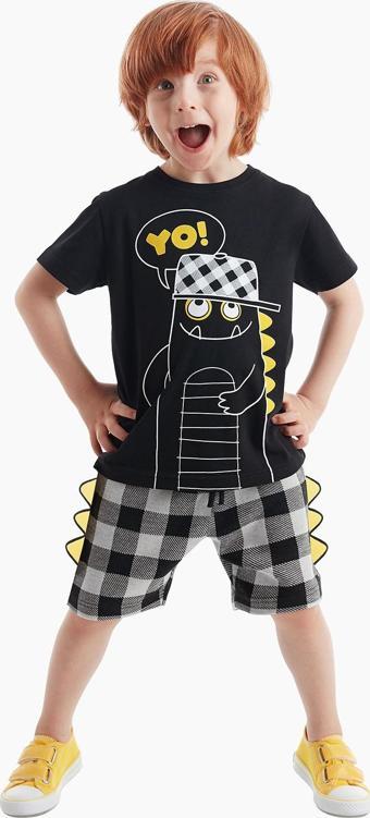 Yo Dino Erkek Çocuk T-shirt Şort Takım