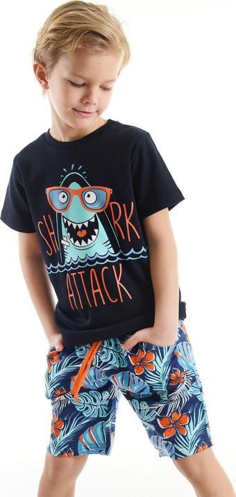 Shark Hawaii Erkek Çocuk T-shirt Şort Takım