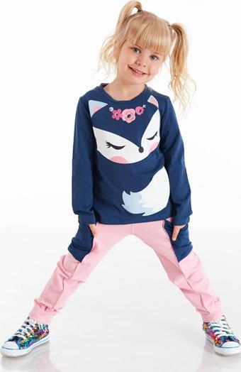 Cute Fox Kız Çocuk Rahat T-shirt Pantolon Takım