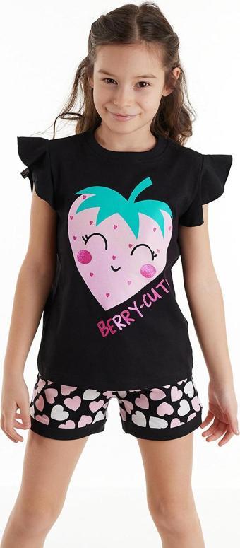 Berry Cute Kız Çocuk T-shirt Şort Takım