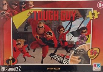 Incredibles 2 Tough Guy 50 Parça Çocuk Puzzle Pazıl