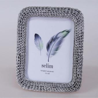 Selim Dekor Chain 15x20 Çerçeve  Gümüş