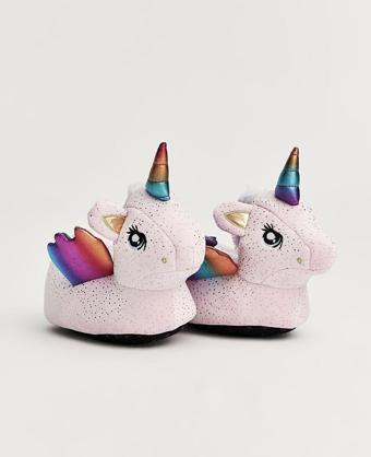 Chirpy Unıssa - Unicorn Figürlü Hayvanlı Çocuk Panduf