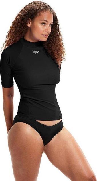 Speedo 8-131890001 Ess Ss Sp Rash Top Af Kadın Güneş Koruyucu Tişört