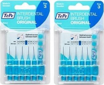 Tepe Arayüz Fırçası 6 Lı Blister Mavi 0.6 Mm | 2 Adet
