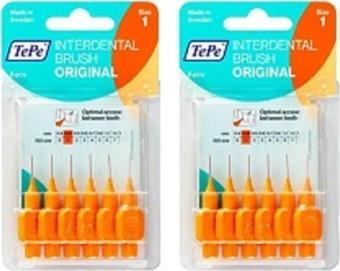 Tepe Arayüz Fırçası 6 Lı Blister Turuncu 0.45 Mm | 2 Adet