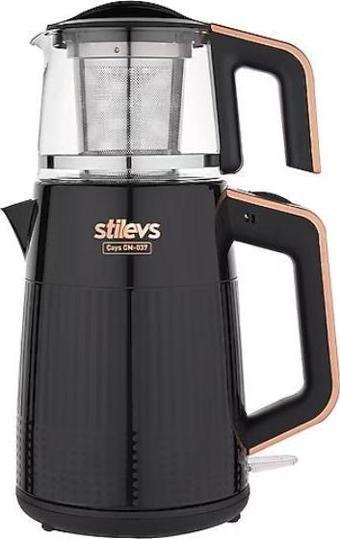 Stilevs Çays CM-37 1650 W Çay Makinesi Siyah Bakır