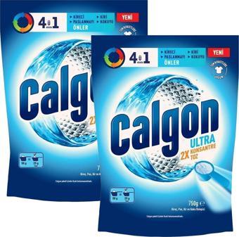 Calgon 4ü1 Arada Ultra Konsantre Toz Kireç Önleyici 750 gr 2 li