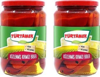 Tamek Türtamek Közlenmiş Biber 670 gr 2 li 