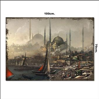 Bedeko Ahşap Tablo Bir Zamanlar İstanbul 70*100Cm
