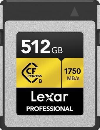 Lexar 512GB CFexpress Type B 1750Mb/1500Mb Hafıza Kartı