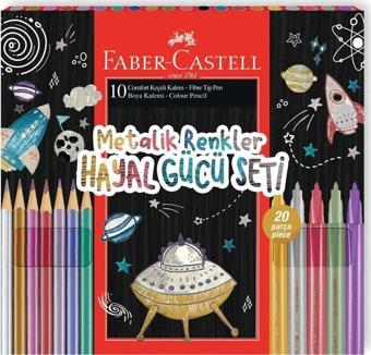 Faber Castell Hayal Gücü Seti Uzay 20'li, Boya Kalemi Seti