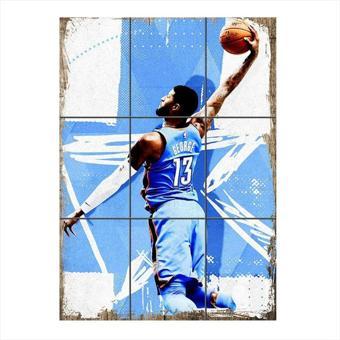 Bedeko Basketbol George Smaç Mdf 9 Parça Puzzle Tablo