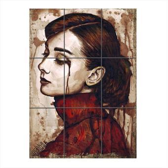 Bedeko Ağlayan Kadın Temalı Mdf 9 Parça Puzzle Tablo