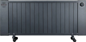 MirKraft 1250×500 Termostat Kontrollü Elektrikli Radyatör Petek Isıtıcı - Antrasit