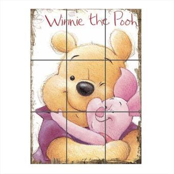 Bedeko Winnie The Pooh Mdf 9 Parça Puzzle Tablo