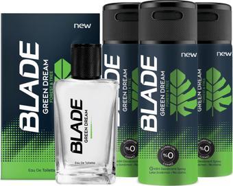 Blade Green Dream Edt Parfüm 70 ml & Deodorant 3x150 ml