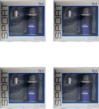 Rebul Sport Gift Set Parfüm 50ml &deo 150ml 4 Adet Erkek Edt