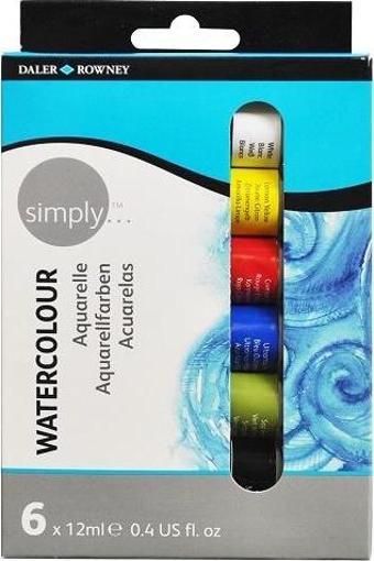 Daler Rowney Simply Sulu Boya Seti 6x12ml