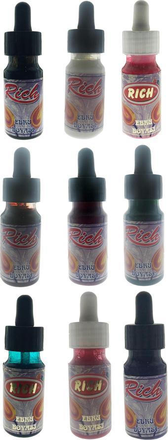 Rich Ebru Boyası Bundle Set - 9 Renk x 30cc