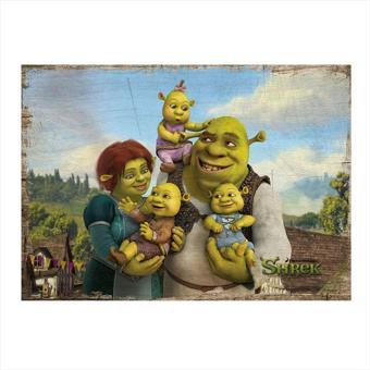 Bedeko Shrek Modern Ahşap Tablo 50Cm X 70Cm