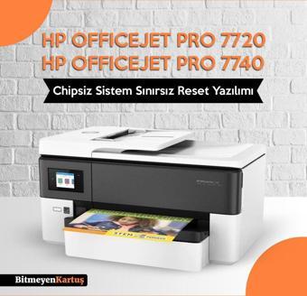 BK Hp Officejet Pro 7720- 7740 SERİSİ Chipsiz Sistem Sınırsız Reset Yazılımı