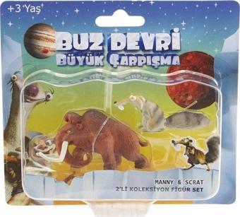 Ice Age - Buz Devri 5 Büyük Çarpışma Manny Scrat Figür Set