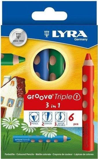 Lyra Groove Triple One Askılı Paket 6lı Kalem Seti L3831060