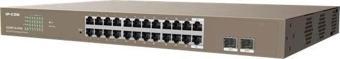 Ip-com G3326p-24-410w 24 Port Gıgabıt+ 2x1gb Sfp (combo) Uplınk L2 Yönetilebilir 370w Poe Swıtch