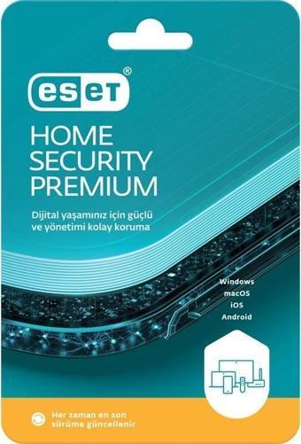 Eset Home Securıty Premıum 1 Kullanıcı 1 yıl kutu