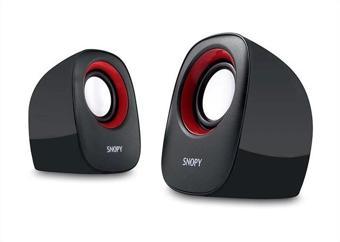 Snopy Sn-120, 6w, 1+1, Masaüstü, Usb, Speaker, (siyah-kırmızı)