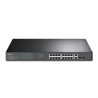 Tp-lınk Sg1218mpe 18 Port Gigabit, 16 Port Poe, + 2port Gigabit Combo Sfp, 250w, Rackmount Yönetileb