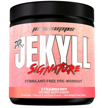 PROSUPPS Dr. Jekyll Signature Pre-Workout Powder (30 Servings, Sawberry) - Stimulant & Caffeine F