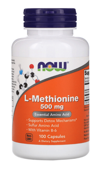 Now  L-Methionine 500mg 100 Capsul 