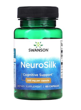 Swanson, NeuroSilk, 200 mg, 60 Capsul