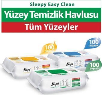 Easy Clean 3'lü Beyaz Sabun & Çamaşır Suyu & Arap Sabunu Katkılı Yüzey Temizlik Havlusu