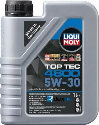 Liqui Moly Top Tec 4600 Dexos2 5W-30 1 lt Motor Yağı - 2024