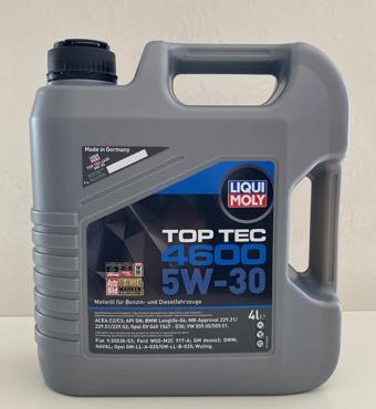 Liqui Moly Top Tec 4600 Dexos2 5W-30 4 lt Motor Yağı - 2023