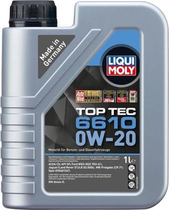 Liqui Moly Top Tec 6610 0W-20 1 lt Motor Yağ - 2023