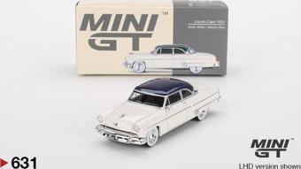 Mini GT Lincoln Capri 1954 Arctic White / Atlantic Blue 631