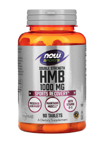 NOW Sports  HMB  Double Sength  1,000 mg, 90 Tablet 