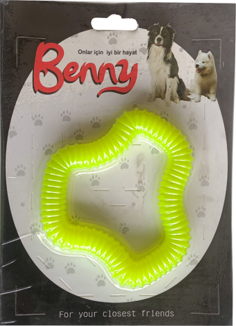 Benny Köpek Oyuncağı Sert 11 x 10 cm Neon Yeşil