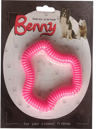 Benny Köpek Oyuncağı Sert 11 x 10 cm Pembe