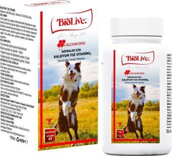 Biolive Köpekler İçin Kalsiyum Toz Vitamin 100gr